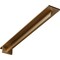 Ekena Millwork Heaton Hidden Support Steel Bracket w/ 20" Support Depth, Hammered Gold 3"W x 24"D x 2"H BKTM03X24X02HEHGO - alternate 1